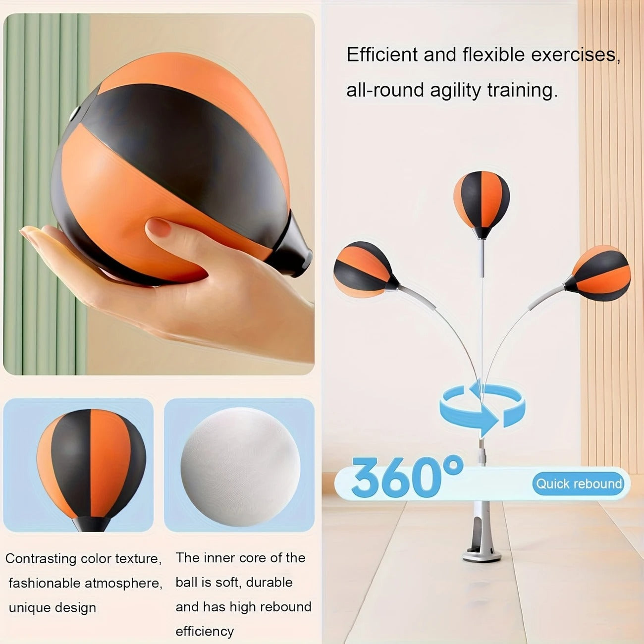 Adjustable Spring Punching Ball Stand