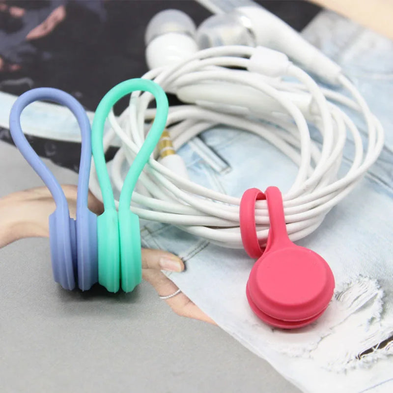 Silicon Magnetic Cord Cable Ties