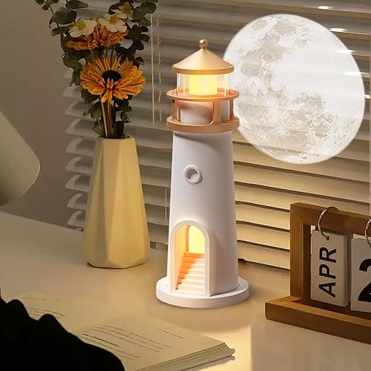 Decorative Lighthouse Moon Lamp
