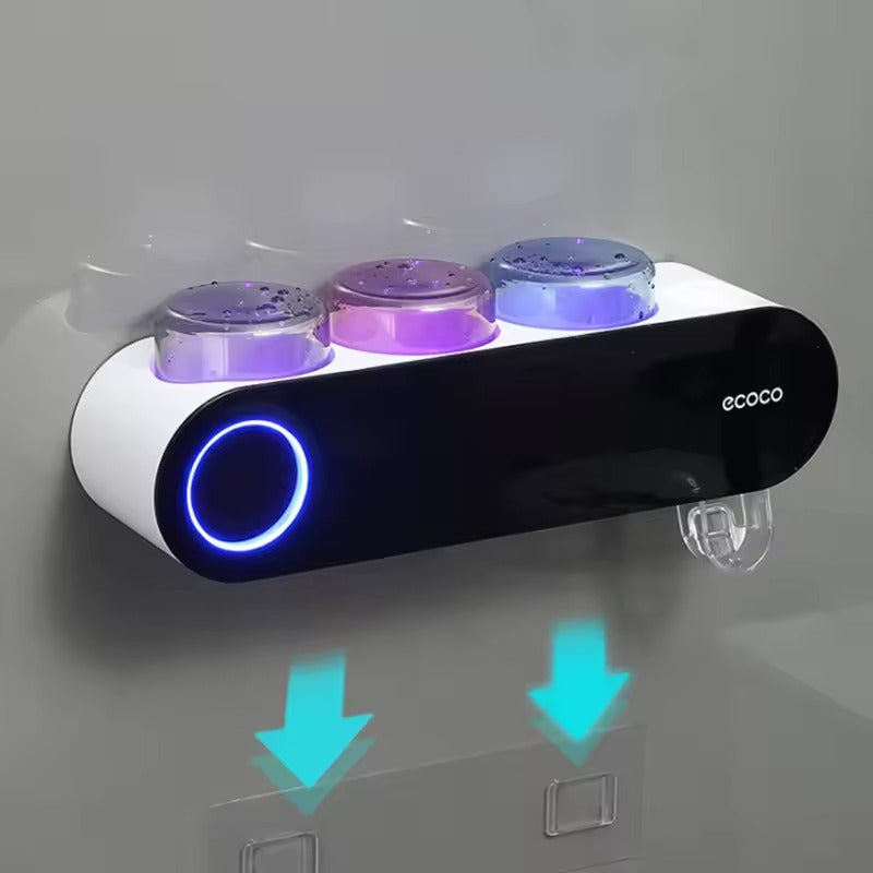 Electric Toothbrush Holder with Dispenser