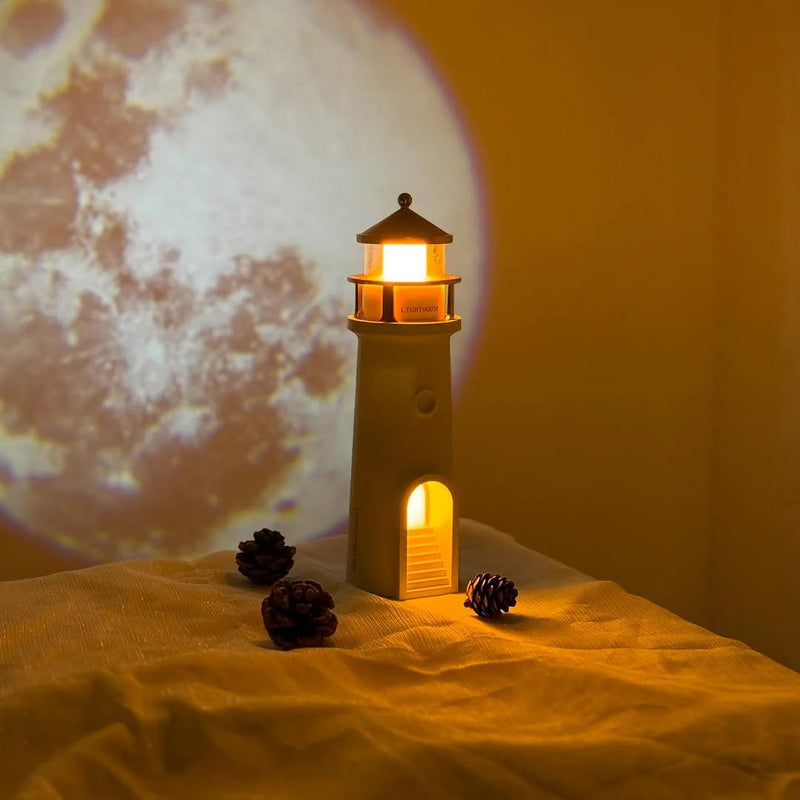 Decorative Lighthouse Moon Lamp