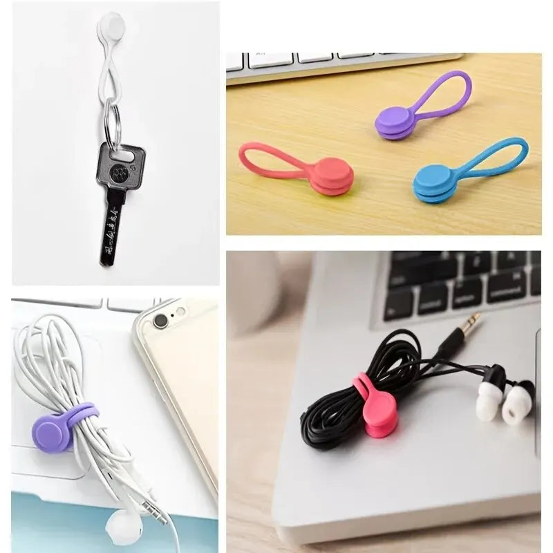 Silicon Magnetic Cord Cable Ties